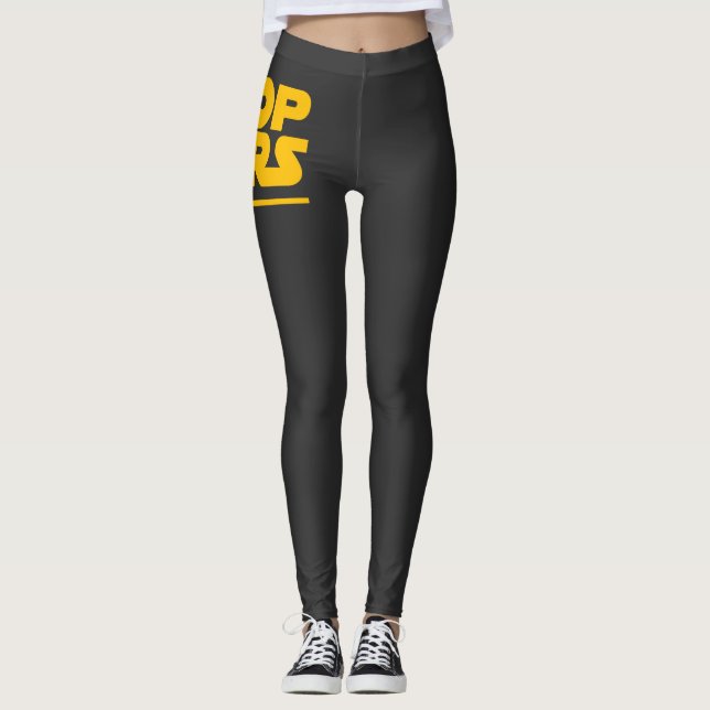 Leggings Logo de Parodia Detener Guerras (Anverso)