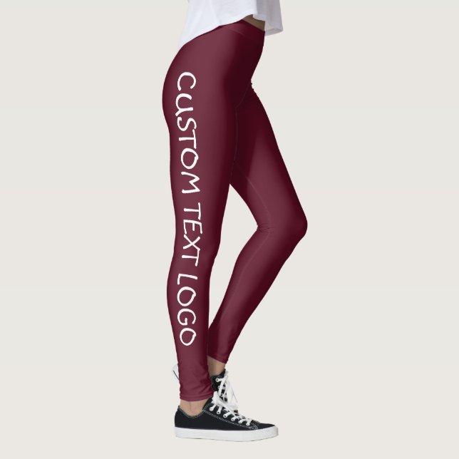 LEGGINGS LOGO DE TEXTO PERSONALIZADO (Derecha)