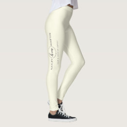 Leggings Logotipo de maquillaje independiente / Salón de be