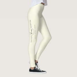 Leggings Logotipo de maquillaje independiente / Salón de be