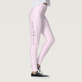 Leggings Logotipo de maquillaje independiente / Salón de be