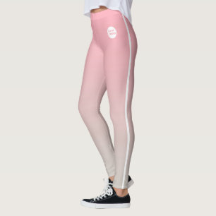 Leggings Logotipo de negocio del Personalizado de degradado