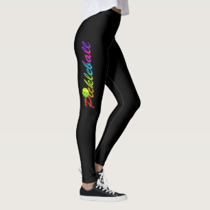 Leggings Logotipo del purpurina del Salmuera-Ball encendido