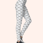 Leggings Logotipo simple Patrón comercial Polvo Azul<br><div class="desc">Diseño sencillo de patrones de logotipo para fomentar la lealtad de la marca y promover su pequeña empresa. Reemplace el logotipo por el suyo propio y cambie el color de fondo de la Herramienta de diseño a personalizar.</div>
