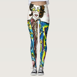 Leggings Logotipos en blanco" Leyendas