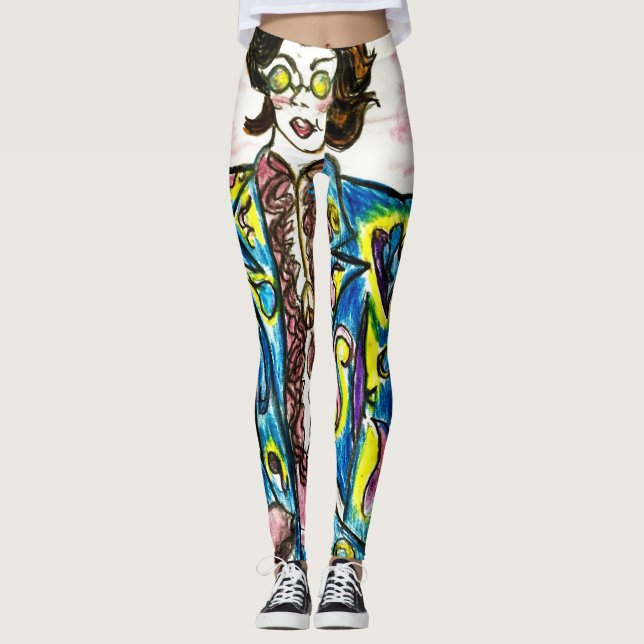 Leggings Logotipos en blanco" Leyendas (Anverso)