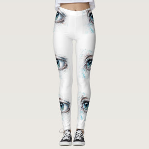 Leggings Looks Perfectos Elásticos Ojos - Chicas o Mujeres