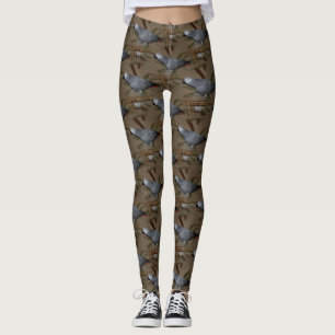 Leggings Loro gris africano en el suelo del Congo