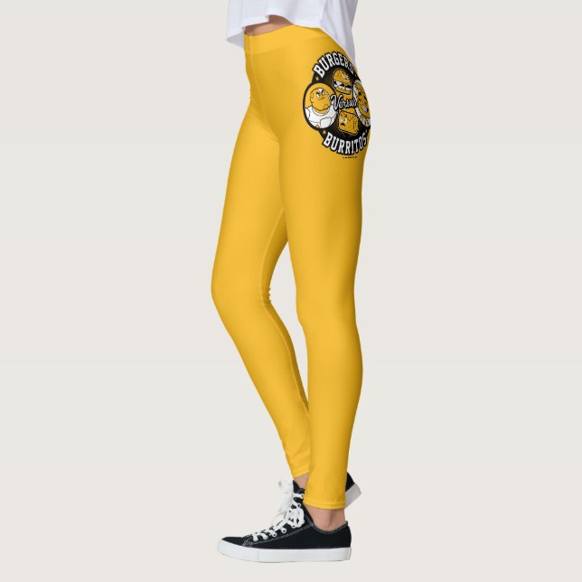 Leggings ¡Los adolescentes se van! | Burgers contra burrito (Izquierda)