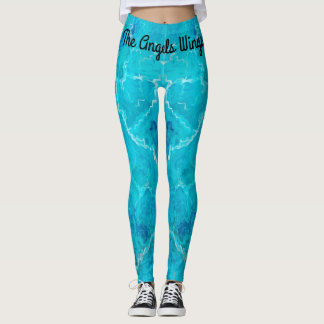 Leggings Los ángeles veneran el agua en Aquamarine
