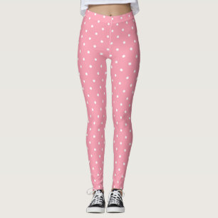 Leggings Los Círculos Blancos Modish dan un toque elegante