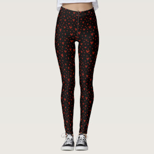 Leggings Los corazones rojos aman San Valentín