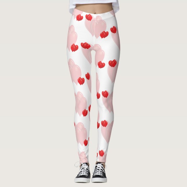 Leggings Los corazones son corazones pesados (Anverso)