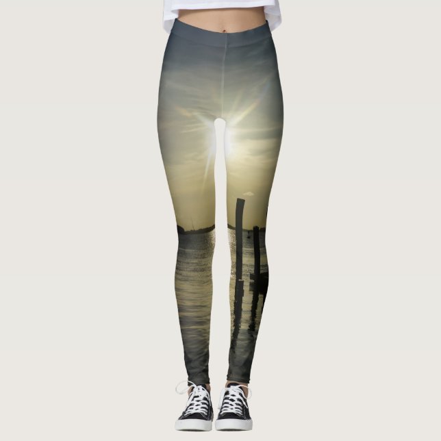 Leggings Los días terminan en Cooper River (Anverso)