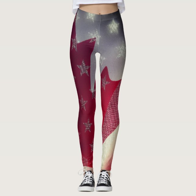 Leggings Los E.E.U.U. y banderas de Canadá (Anverso)