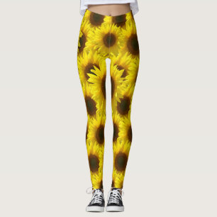 Leggings Los girasoles 'Día luminoso y soleado'