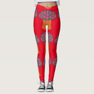 Leggings Los hongos rojos de Amanita Thunder_Cove 
