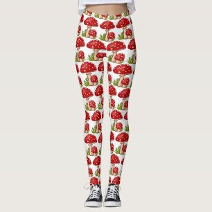 Leggings Los hongos rojos de Amanita Thunder_Cove