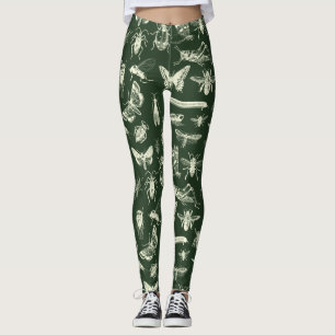 Leggings Los insectos científicos de los bichos antiguos c