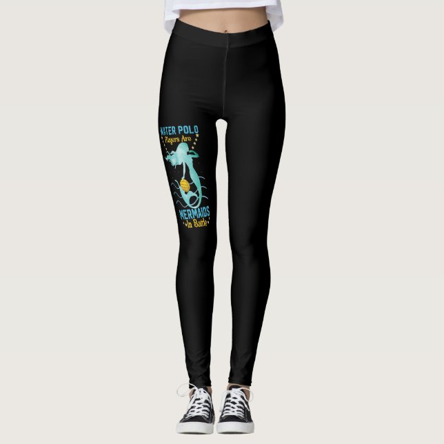 Leggings Los Jugadores Del Waterpolo Son Sirenas En Batalla (Anverso)