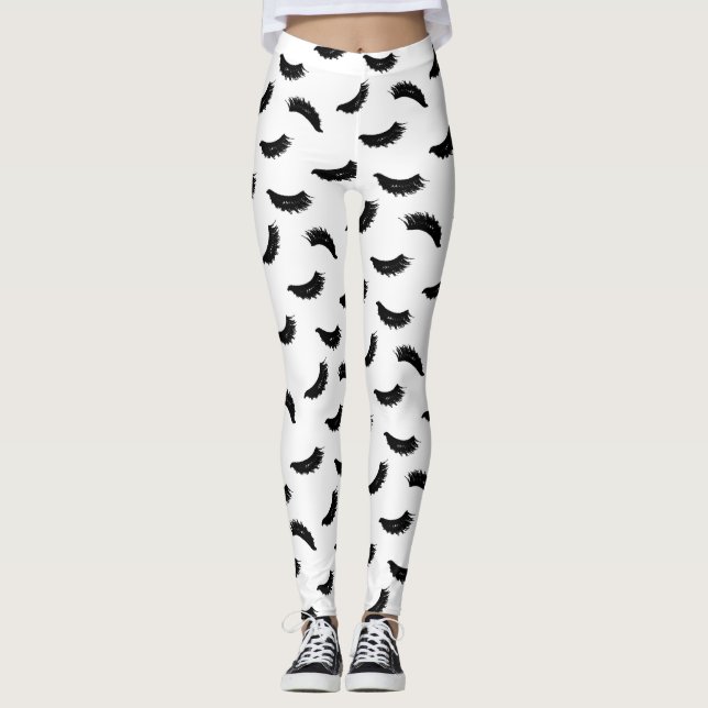 Leggings Los latigazos modelan extensiones modernas de la (Anverso)