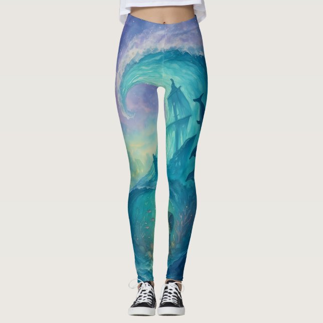 Leggings Los misteriosos trucos de las piernas de Ocean (Anverso)