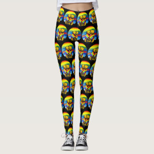 Leggings Los osos aman a la pareja LGBT bandera arcoiris