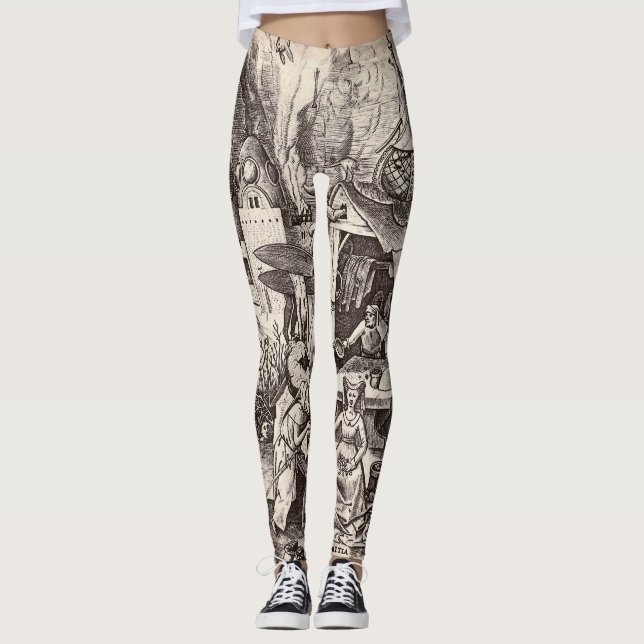 Leggings Los siete pecados mortales - codicia (Anverso)