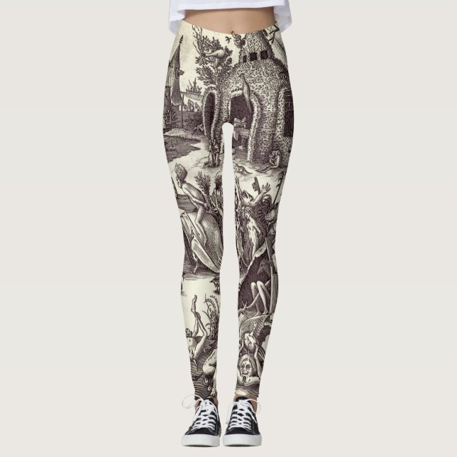 Leggings Los siete pecados mortales - lujuria (Anverso)