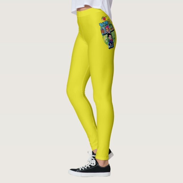 Leggings ¡Los titanes adolescentes se van! | Collage de la  (Izquierda)