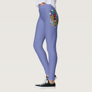Leggings ¡Los titanes adolescentes van! gráfico de la