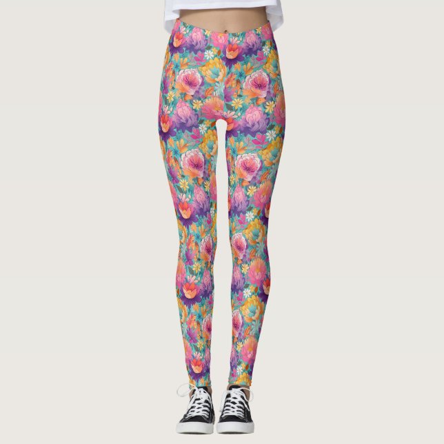 Leggings Los Trópicos Te Enseñan A Ir Con El Flujo (Anverso)