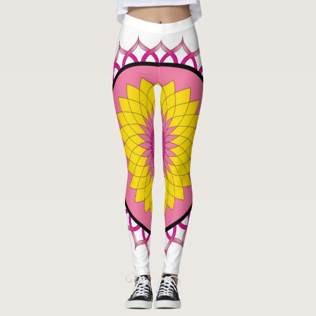 Leggings Lotus Flower Mandala (Anverso)