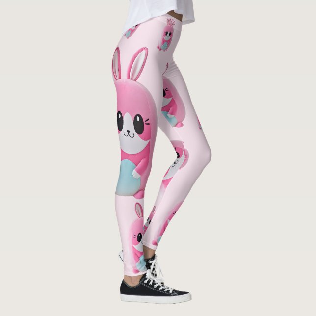 Leggings Lou Lou. Una criatura cariñosa, rosa (Derecha)