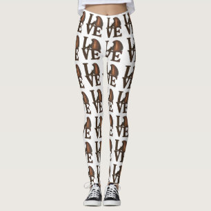 Leggings LOVE Brown Leche Chocolate Drop El día de San Vale
