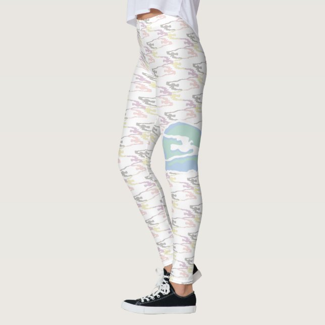 LEGGINGS LOVE DOVE FLORA(PEACE) BY MASANSER (Izquierda)