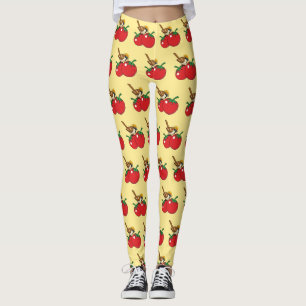 Leggings Lover Sparrow Orgánico come tomate rojo