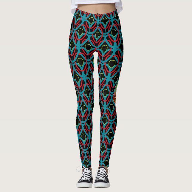 LEGGINGS LOVETE HEART LOVE BY MASANSER PIXELAT (Anverso)