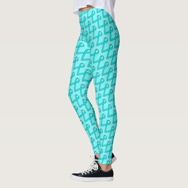 Leggings Lt Blue / Verde azulada Standard Ribbon por Kennet (Izquierda)