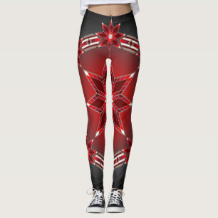 Leggings Lucero del alba (rojos)