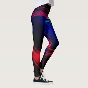 Leggings Luces abstractas de color -
