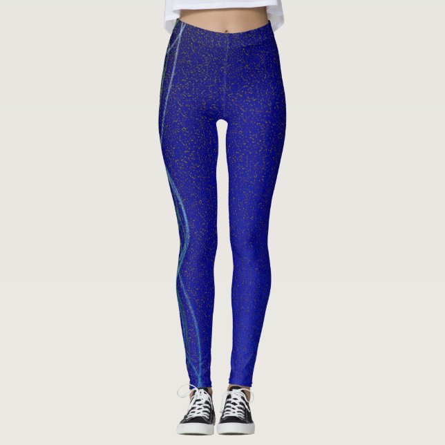 Leggings Luces azul marino (Anverso)