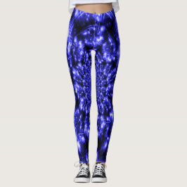Leggings Luces Azules Brillantes