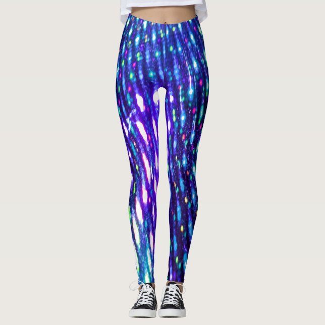Leggings Luces azules irlandesas Multiolor Leggencias Brill (Anverso)