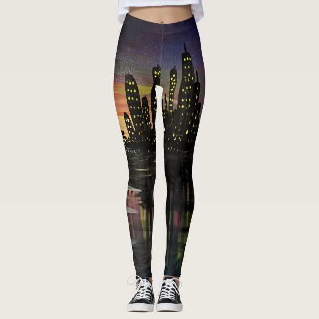 Leggings Luces de ciudad (Anverso)