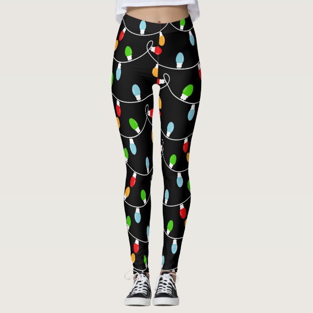Leggings Luces de Noche de Navidad (Anverso)
