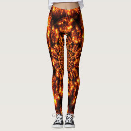 Leggings Luces esparcantes de oro