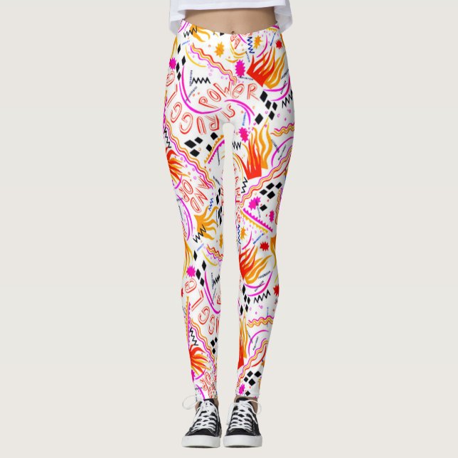 Leggings Lucha de poder (Anverso)