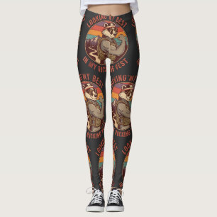 Leggings Luciendo Mi Mejor Con Mi Chaleco De Rucking