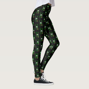 Leggings Luck Shamrock Dublin Day Horseshoe Irish